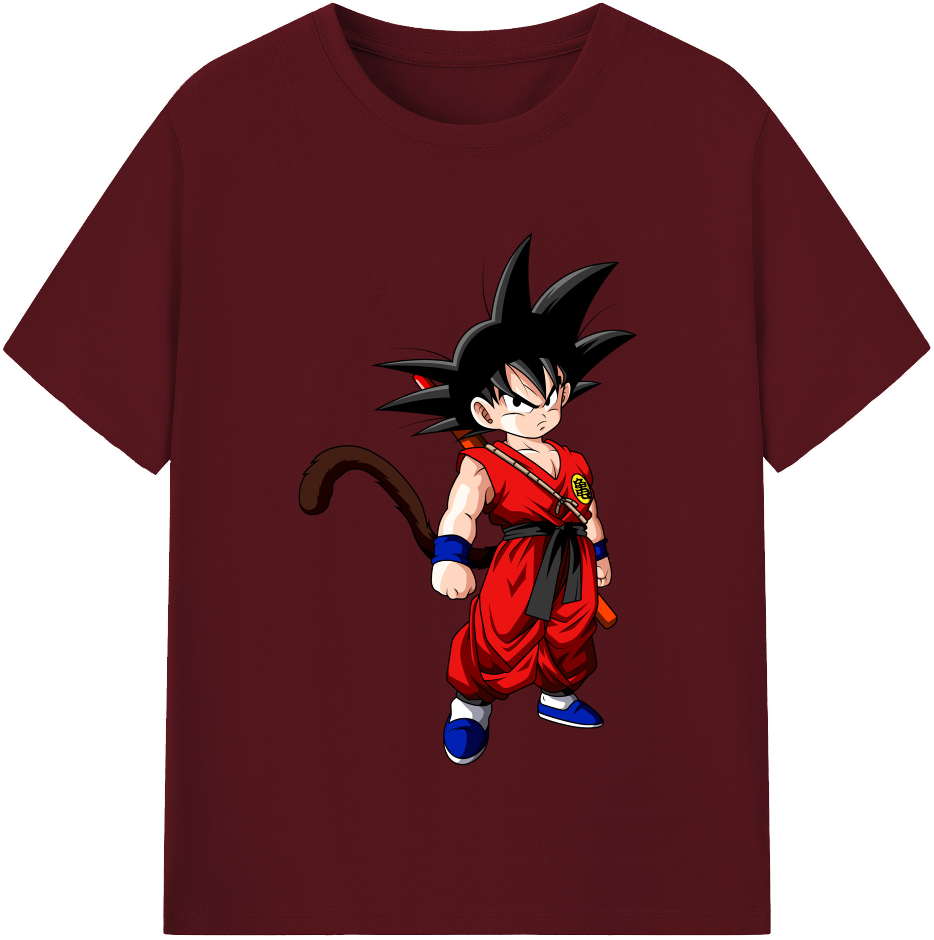 （画像用） ドラゴンボール 孫悟空（そん ごくう）Son Goku カカロット DRAGON BALL Kakarotto 綿100％半袖Tシャツ（フロントプリント）
